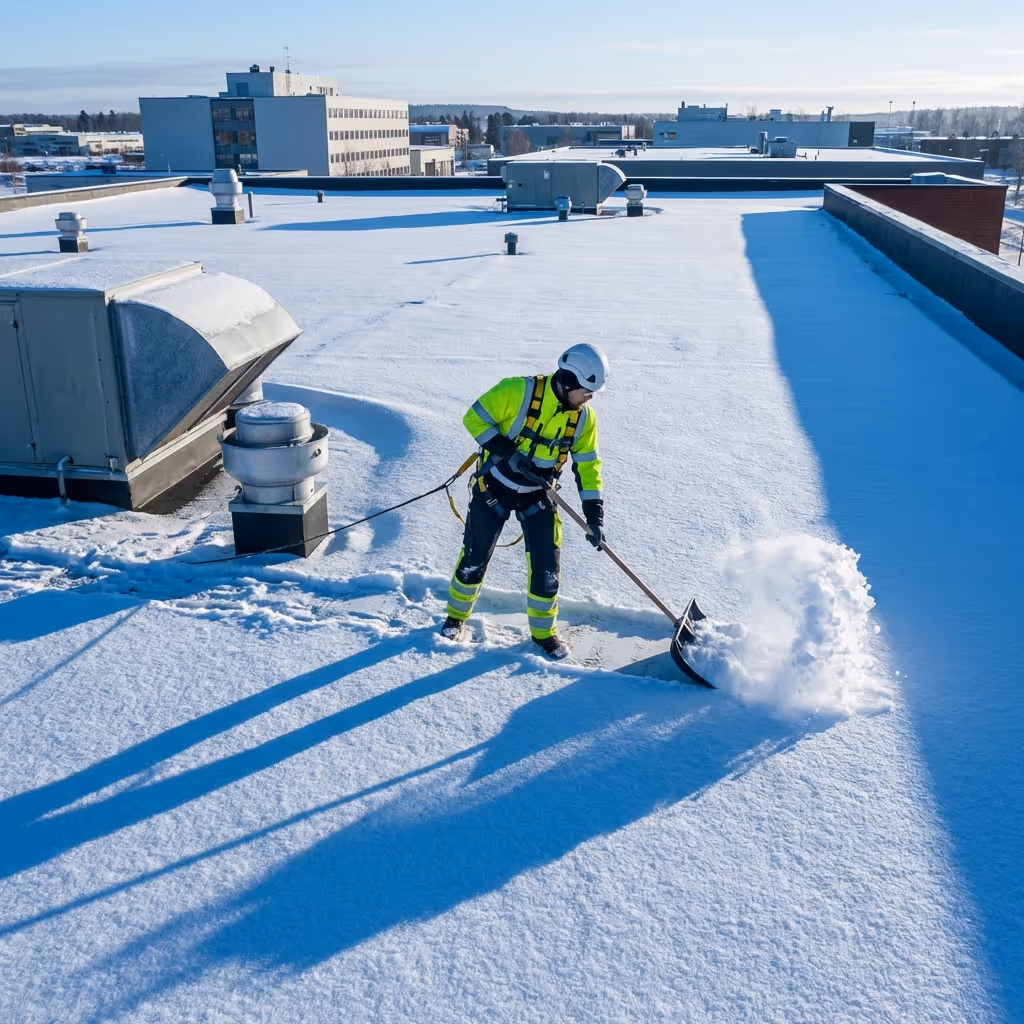 Déneigement de Toiture